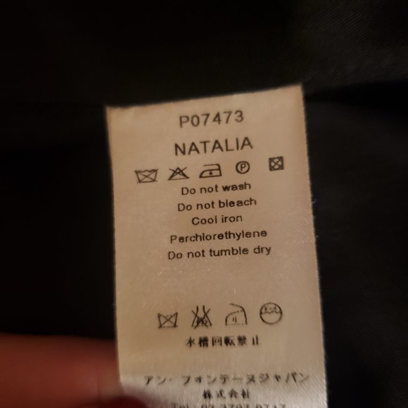 Anne Fontaine Paris Black Floral Natalia Jacket - Picture 16 of 16